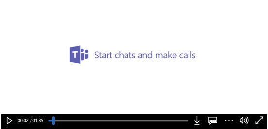 Start chats and make calls